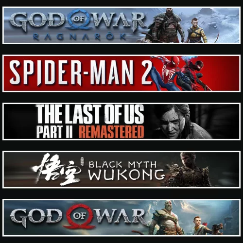  Ragnarök +Spider 2 +TLOU2 +Wukong +GOW